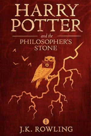 Book cover of «Harry Potter» by JK Rowling