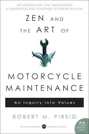 Book cover of «The Art of Motorcycle Maintenance» by Robert M. Pirsig