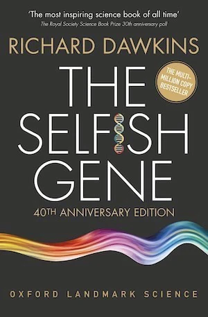 Book cover of «The Selfish Gene» by Richard Dawkins