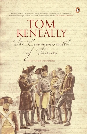 Book cover of «The Commonwealth of Thieves» by Tom Kennealy