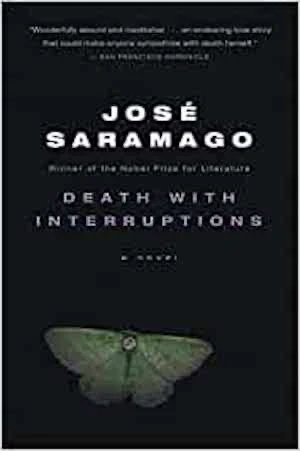 Book cover of «Death with Interruptions» by José Saramago