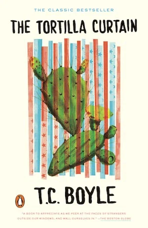 Book cover of «The Tortilla Curtain» by TC Boyle