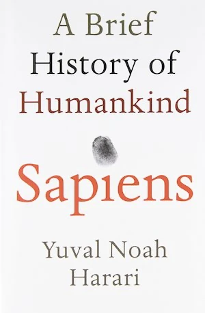 Book cover of «Sapiens: A Brief History of Humankind» by Yuval Noah Harari