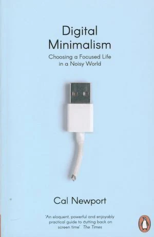 Book cover of «Digital Minimalism» by Cal Newport