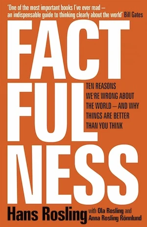 Book cover of «Factfulness» by Hans Rosling